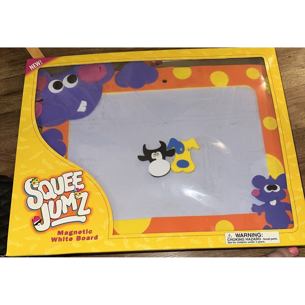 Squee Jumz Magnetic Whiteboard 18"ax12" 1998 NOS Includes Pen And‎ Magnets